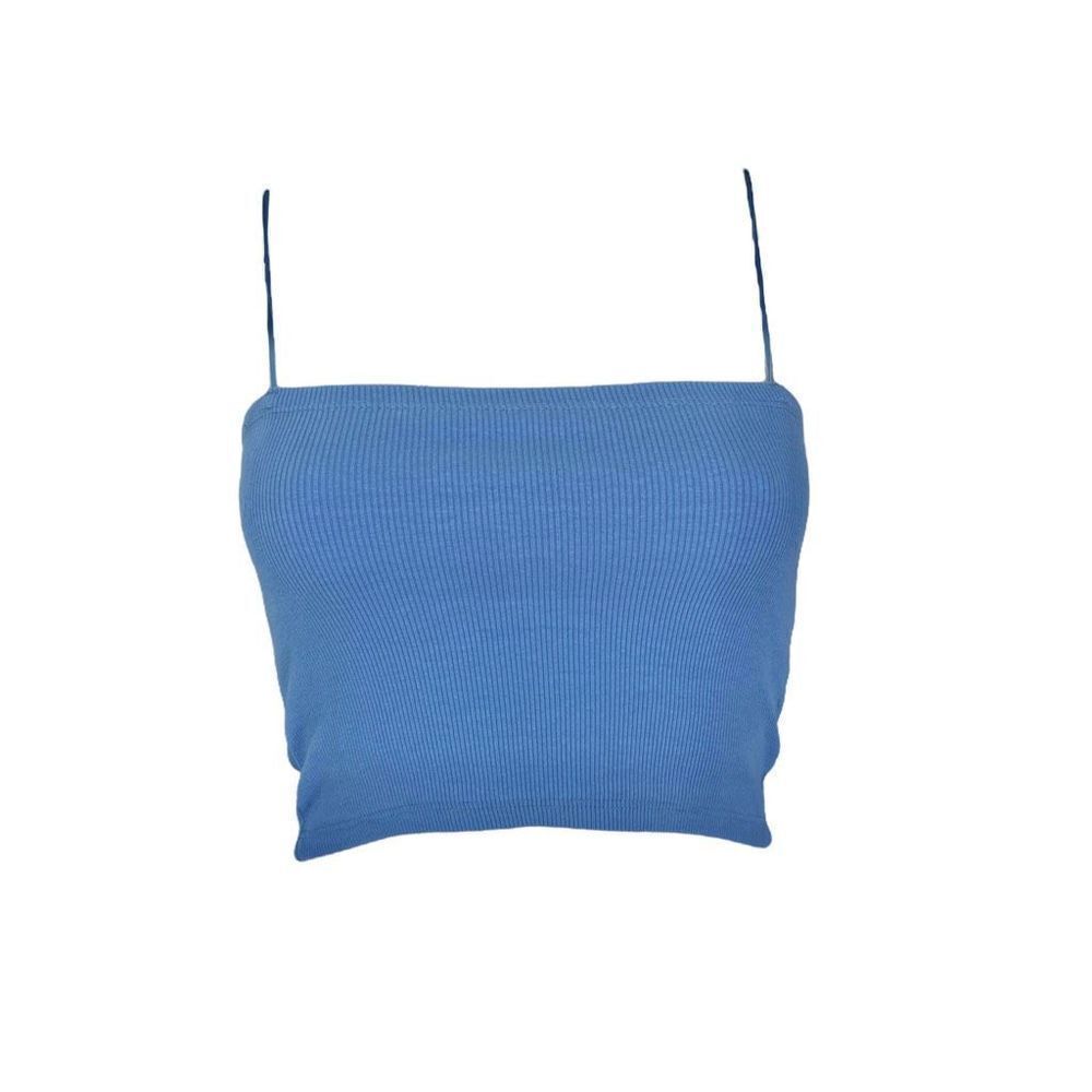 y2k square neck cami crop top